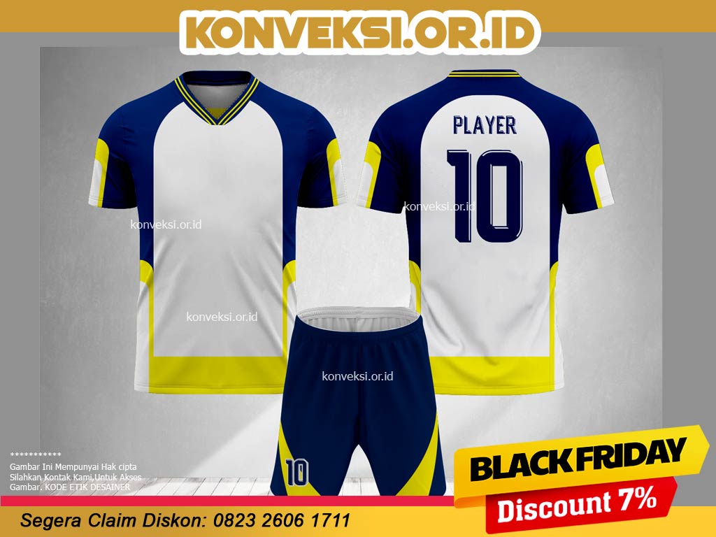Jersey Biru Kuning
